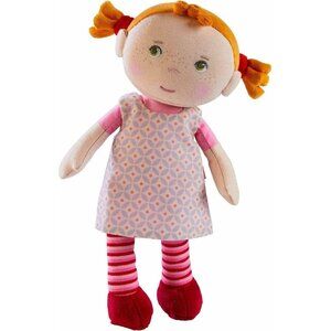 🆕 Baby Doll Roya Pink Dress Soft Machine Washable Pigtails Fabric Toddler's Toy
